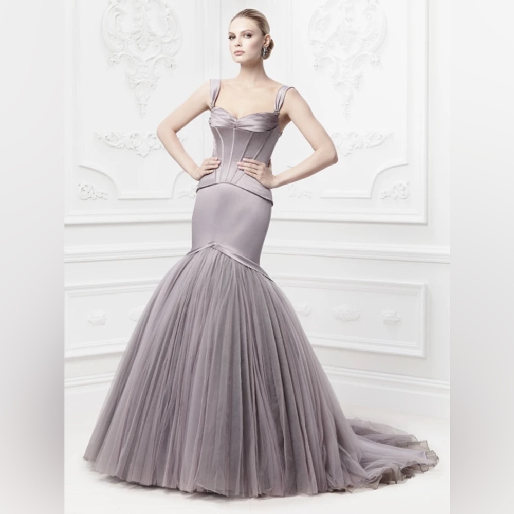 Zac Posen Portobello Mermaid Gown - Picture 3 of 7